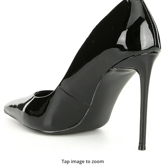 VALA Patent Pointed Toe Stiletto Pumps - Picture 4 of 7